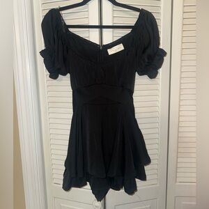 American Threads Black Romper
